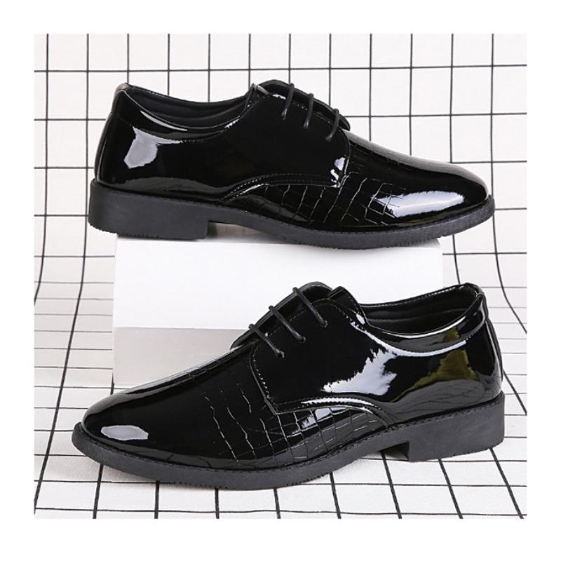 Men'S Leather Shoes Classic Men'S Fashion Comfortable Platform Shoes Outdoor Casual Lightweight Slip On Men'S Dress Shoes 2024