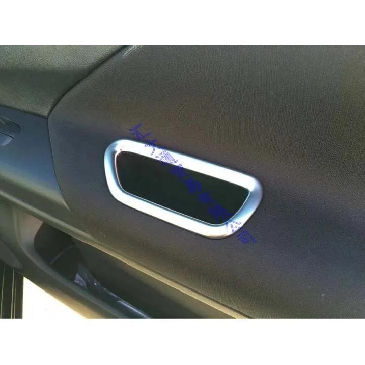 For NISSAN SERENA C27 2017 2018  Car Decoration ABS chrome Matte front door interior armrest storage box