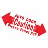 Car Door Stickers Safety Warning Labels Self-Adhesive Decals Do Not Pull Handle Durable Waterproof Universal Fit For All