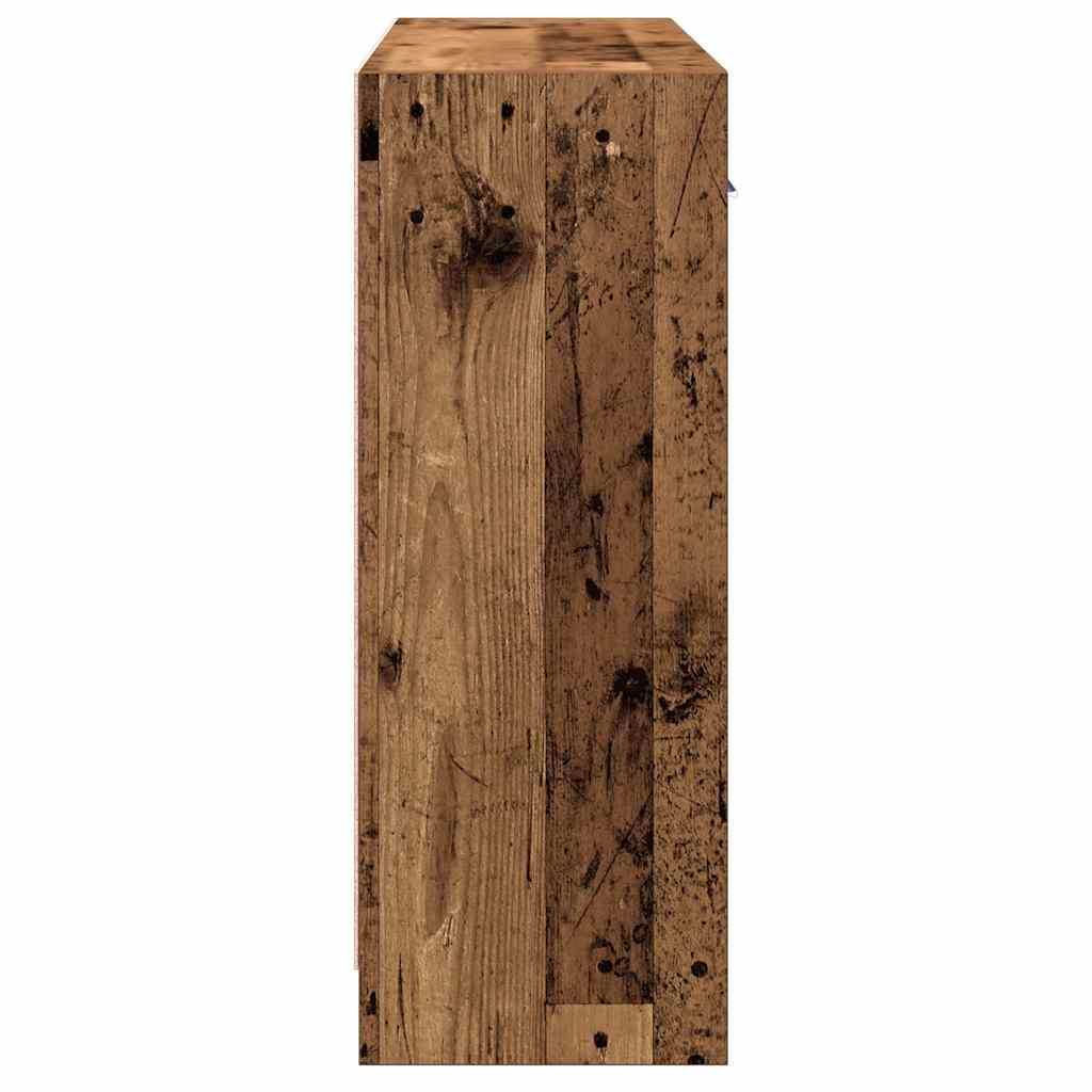Vidaxl Cabinet, Old Wood, 91X28X75 Cm, Wood-Based Material