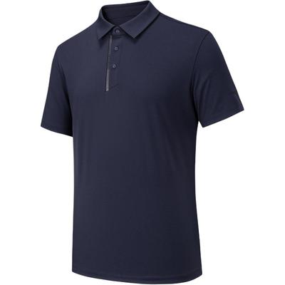 Casual Breathable Simple Short Sleeve Polo Shirt Men Tops 152627123-6