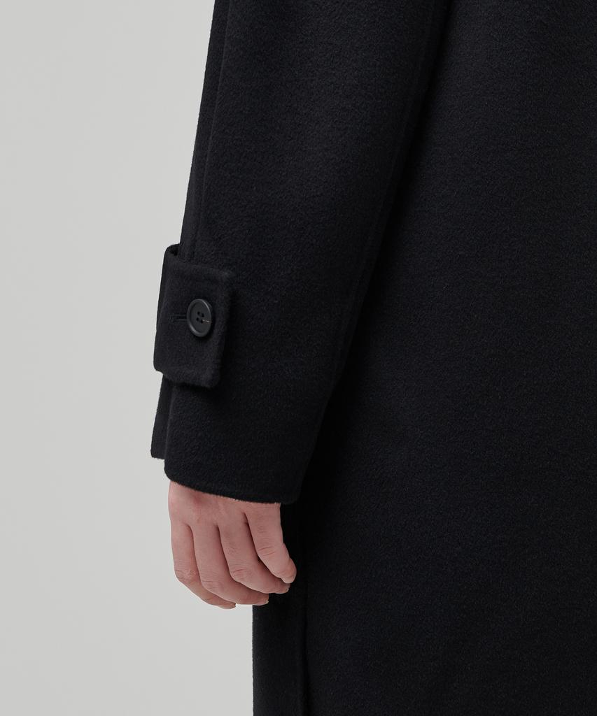 Musinsa Standard Woman Women'S Cashmere Blend Handmade Robe Coat [Black]