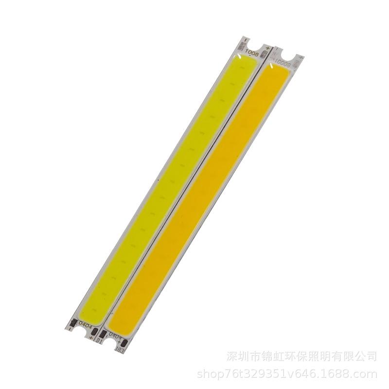 12V COB LED Light Board: 100x8mm Flip-Chip with Red, Blue, Green, White, and Warm White Options