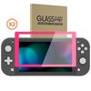 eXtremeRate Transparent HD Clear Screen Protector for Switch Tempered Glass Screen Protector for Switch Lite Lite, [Scratch-Resistant,