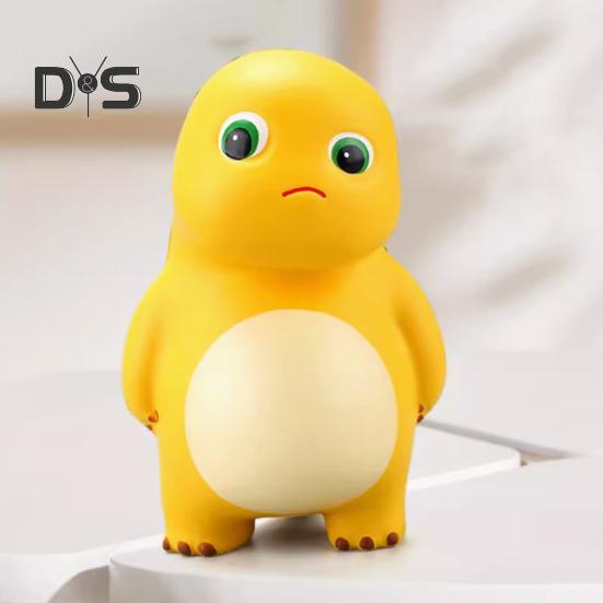 1/2/3Pcs Light-up Cartoon Dinosaur Squeeze Toy Stress Relief Glowing Dino Pinch Sensory Toy Kids Adults Stress Ball Animal Fidget Toy