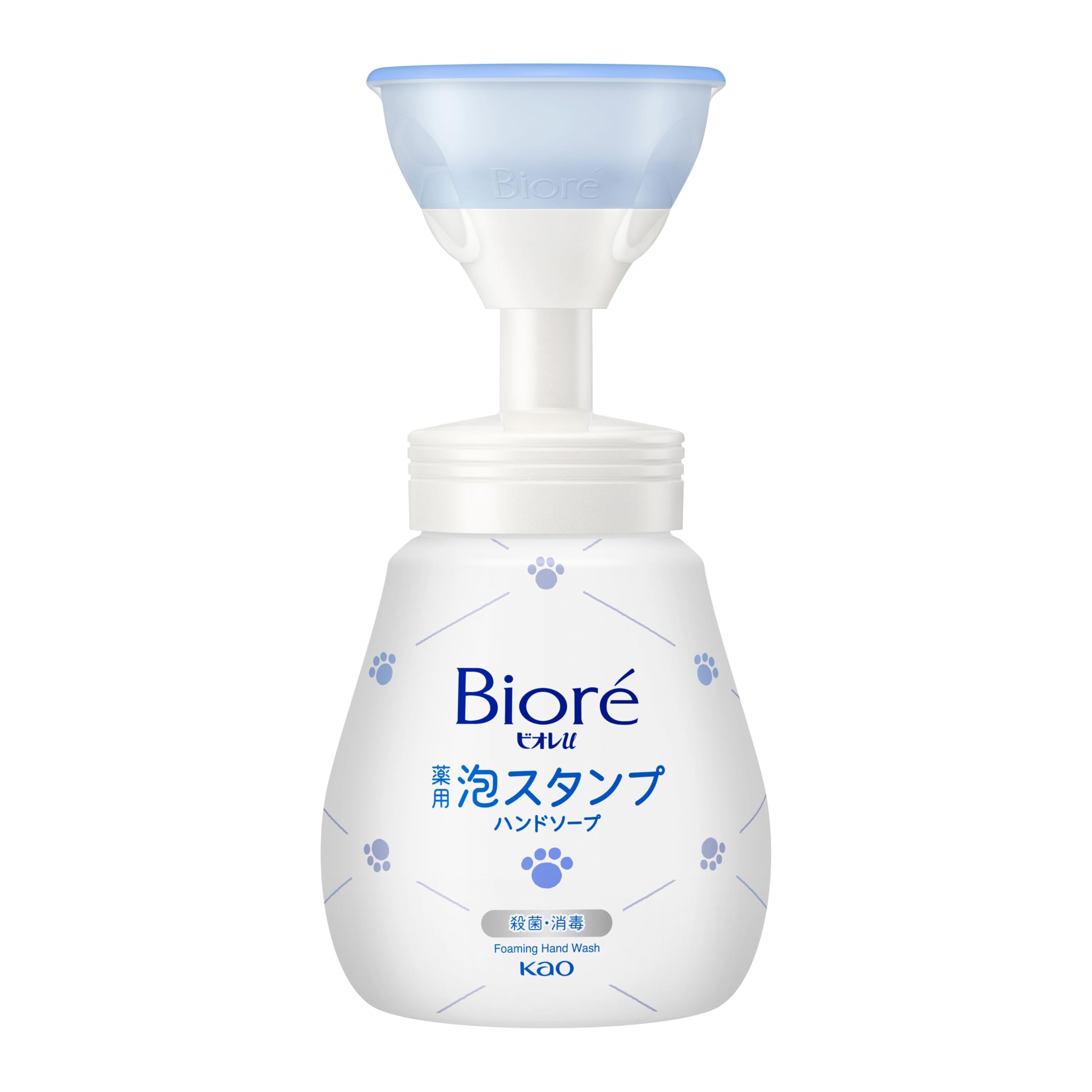 Biore u Foaming Stamp Hand Paw Print 240ml Soap, Design, [Quasi-drug] белый