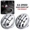 5/6 Speed Car Shift Gear Knob Cap Cover for Renault Clio Twingo 1996-2011