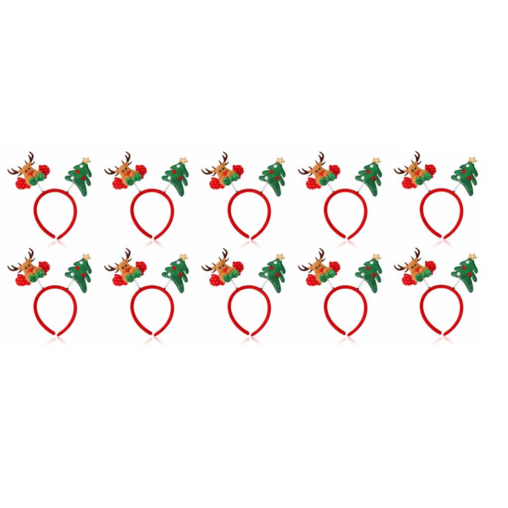 2026 Christmas Headband New Design Digital Star Antler Headband for Children Xmas Party Decoration Headwear