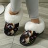 Casual Cotton Shoes - Cute Cartoon Home Slippers for Both Men and Women