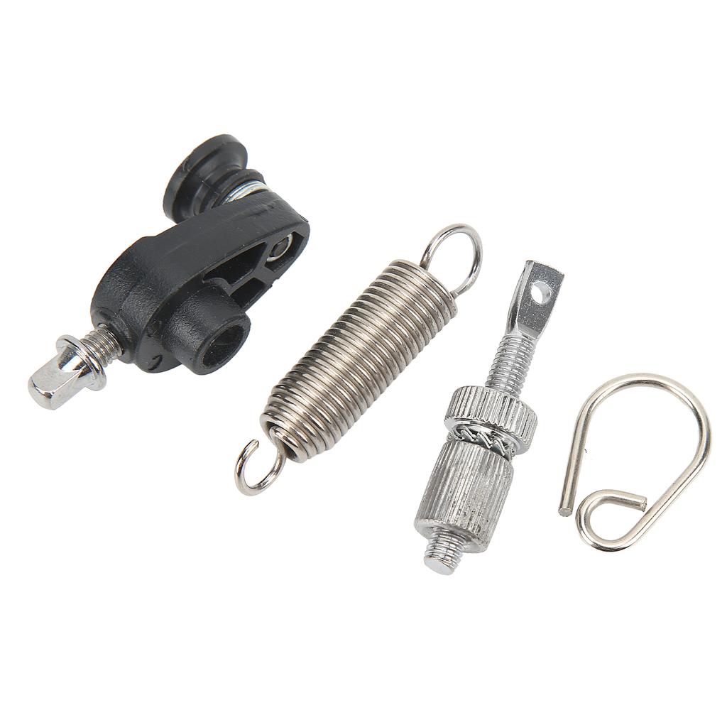 Drumfell Hammer Federhaken Set Einfache Montage Metall Schlagzeug Zubehör mit Spanner Schwarz