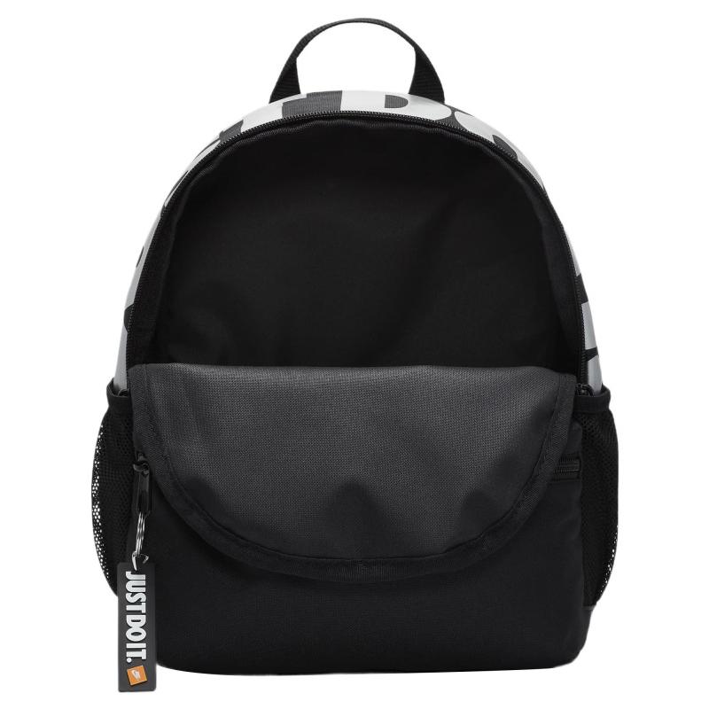 Nike Polyester Backpack Backpack Mini Unisex Silver Gray Letter Lightweight Casual DR6091-011