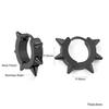 Fashion Punk Black Spike Rivet Huggies Hoop Earrings For Men Women Unisex Stainless Steel Rock Circle Round Hip Hop Piercing