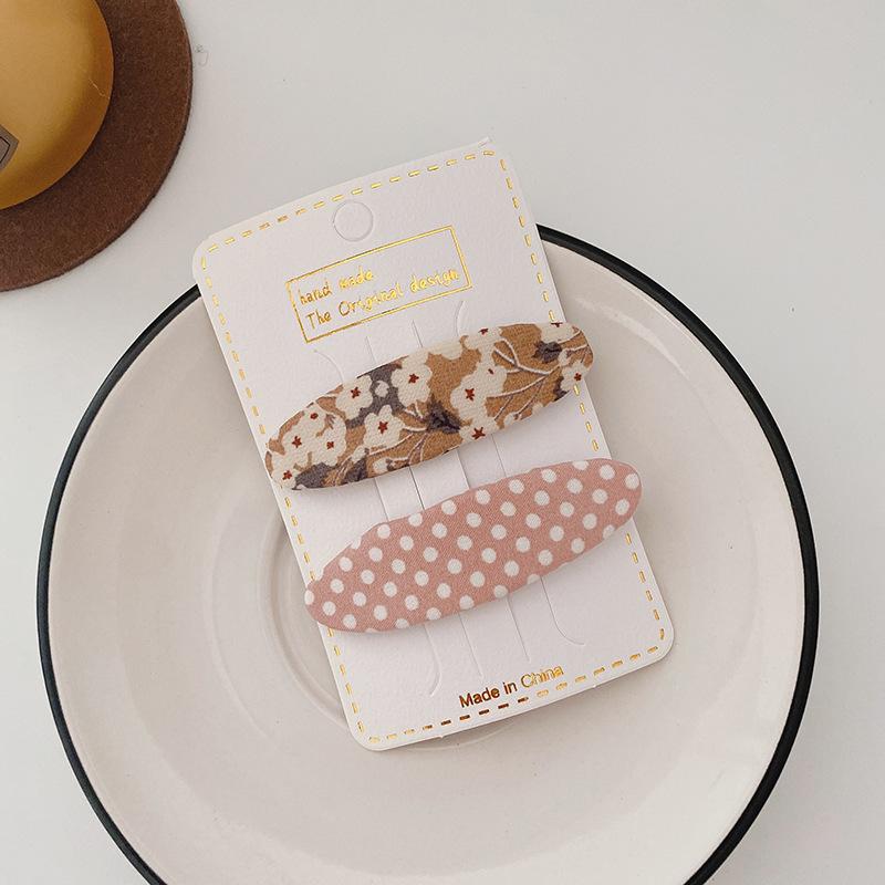 Autumn Coffee Color Cartoon Princess Hairpins Children Girl Kid Baby Hair Clip Barrettes Accessories Hairclip Headwear Headdress