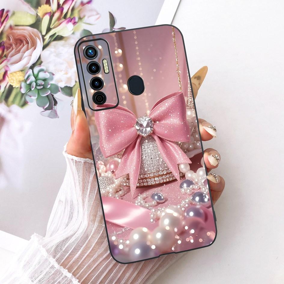 Stoßfeste Hülle für Tecno Camon 17 Pro 17P Hülle CG7 CG7n CG8 CG8h Niedliche Cartoon Weiche Schale für Tecno Camon 17 CG6 CG6j Rückseite
