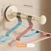 Two Commercial Clothes Hanger Storage Racks, Adjustable Length, No Need for Punching, Solid Material, Simple Style, Saving Space. Household Hangers
