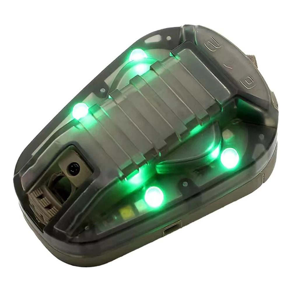 Multifunction Helmet Mount Strobe Light IR Identification Signal Lamp Outdoor Survival Safety Flash Tactical Illumination Device