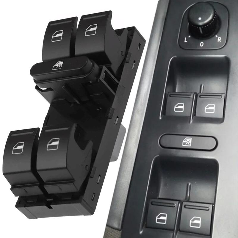 Front Left Power Window Master Control Switch Button For VW Passat B6 Tiguan Golf Jetta CC Caddy Eos 2003-2011
