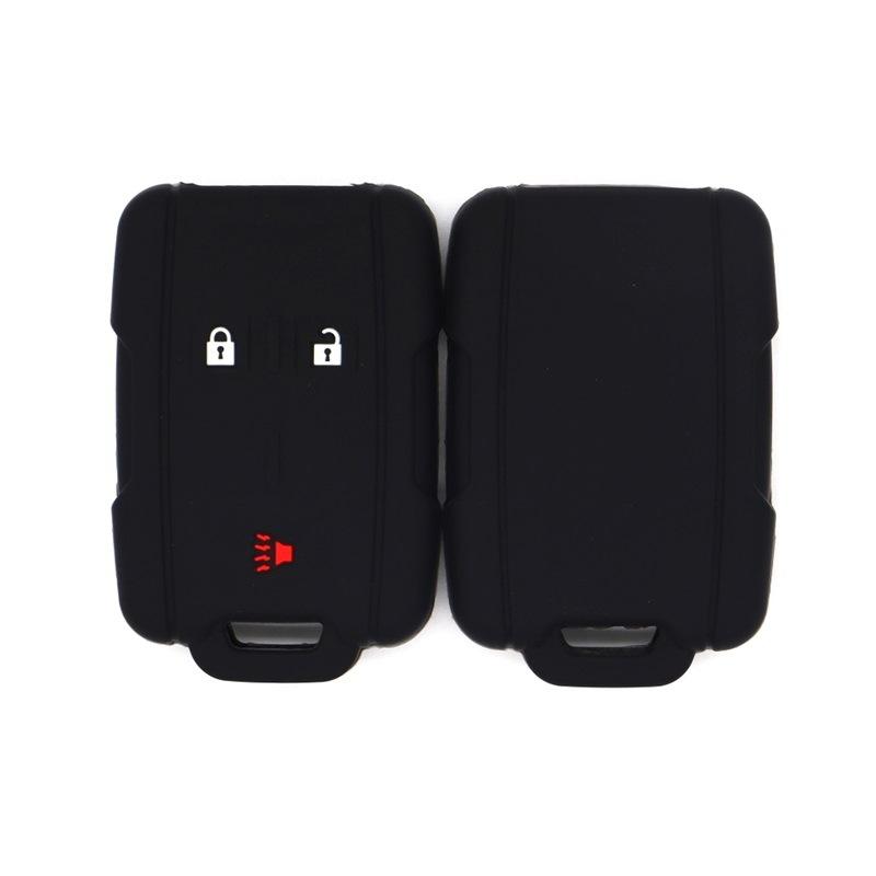 

Silicone key cover, suitable for Chevrolet GMC s new 3-button silicone key box, high-quality shockproof key cover чёрный