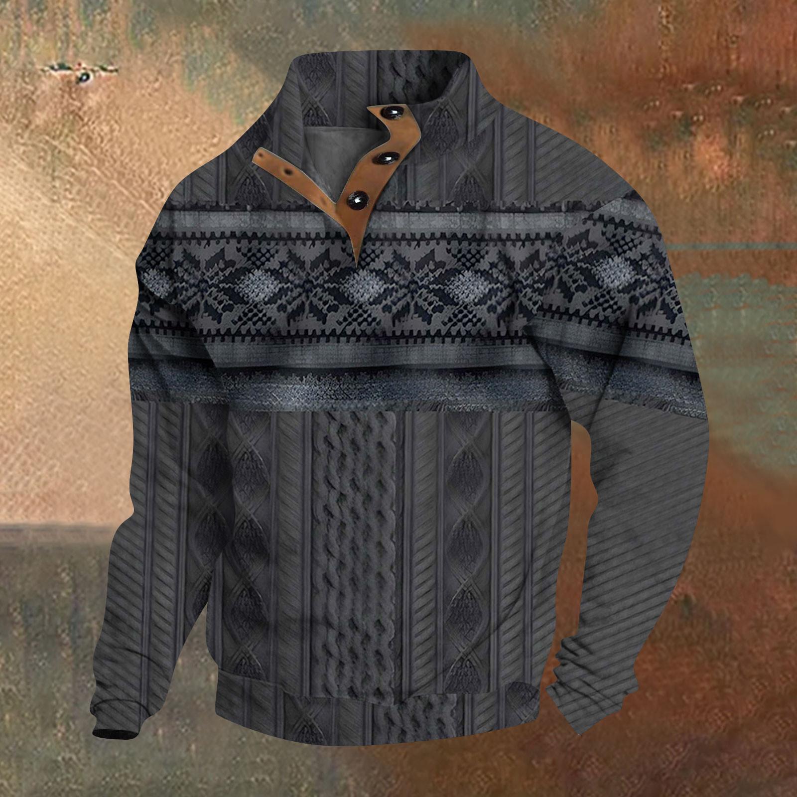 Весенняя и мужская толстовка с воротником-стойкой это повседневные свитера для активного отдыха топы XL 2360₽