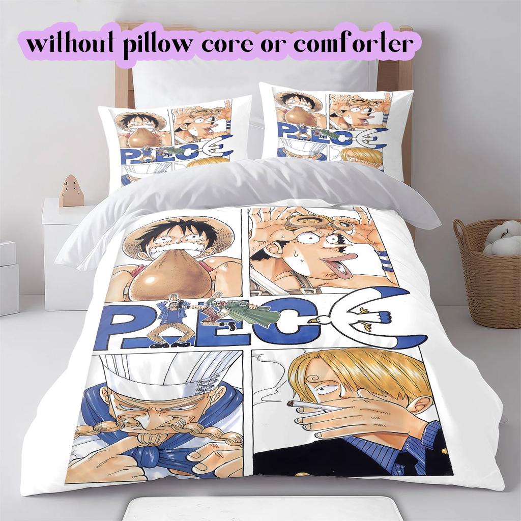 OnePiece anime LUFFY Soft and Comfortable Duvet Cover, Children's Bedding Set Gift, Extra Large Size, Various Sizes Available
