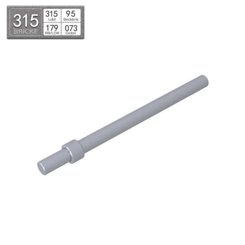 BRICKE Guest Building Blocks 1x6 with Stop Cylinder, Lego Compatible (63965, 18274, 93790, 4095)
