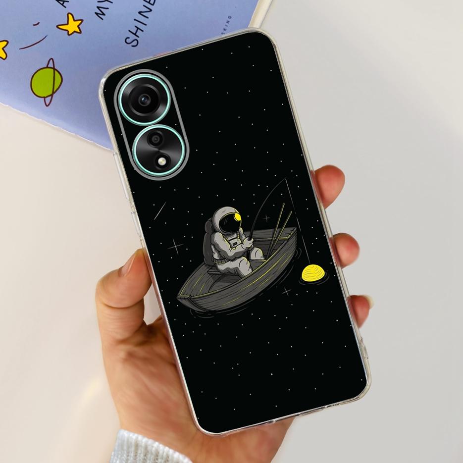 For Oppo A78 4G Case CPH2565 Stylish Painted Cover Soft Silicone Phone Case For Oppo A78 A 78 OppoA78 5G Back Cover Fundas Coque