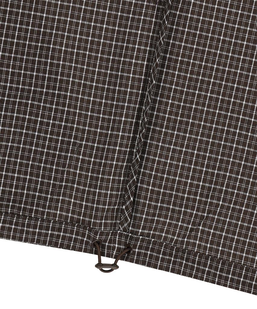 Mahagrid Check Windbreaker Brown(Mg2Gsmb961A)