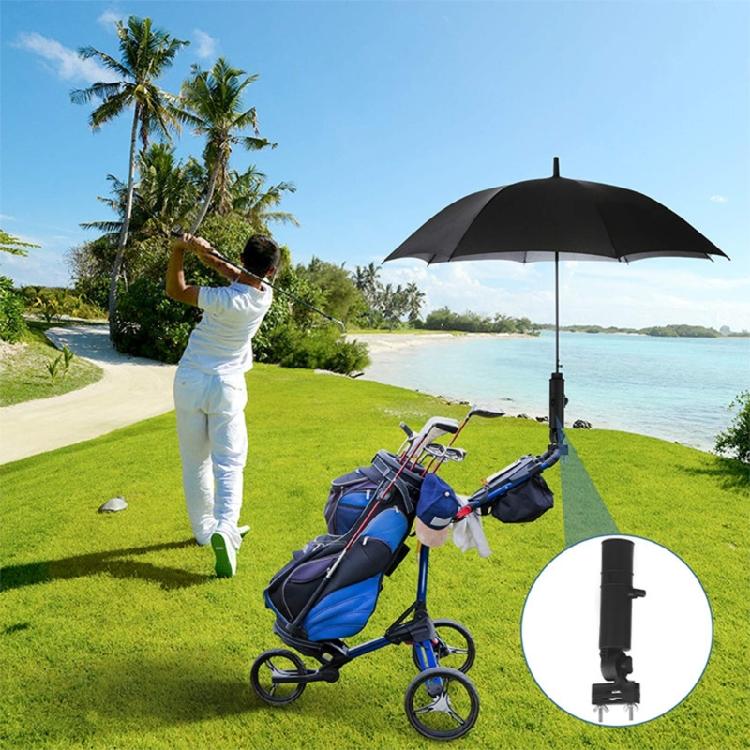 Adjustable Golf Trolley Umbrella Stand Clip Replacement Universals Golf Cart Umbrella Holder Stroller Umbrella Stands