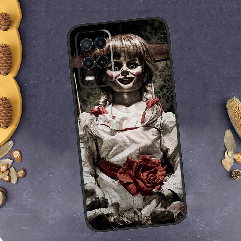 Annabelle Horror Movie Phone Case For Oppo A79 A18 A38 A58 A78 A98 A17 A40 A60 A80 A16 A76 A96 A15 A74 A94 A54 A77