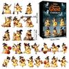 2026 Halloween Witch, Ghost & Goblin Countdown Calendar with Acrylic Pendant Blind Box