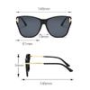 6Pcs Trendy  New Sunglasses For Women Cat Eye Fashion Glasses Transparent Frame Glasses Female Eyewear Sunglasses For Daily