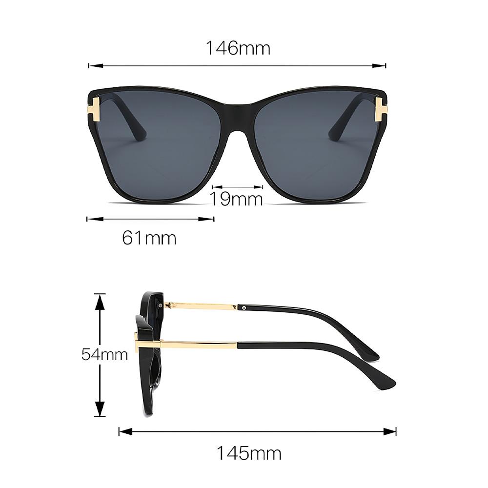 6Pcs Trendy  New Sunglasses For Women Cat Eye Fashion Glasses Transparent Frame Glasses Female Eyewear Sunglasses For Daily