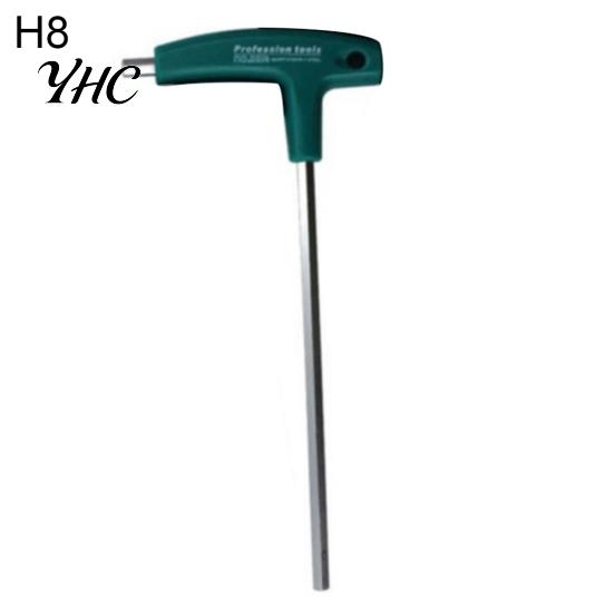 Utensile manuale per chiave esagonale con impugnatura a T da 1,5/2/2,5/3/4/5/6/8/10 mm