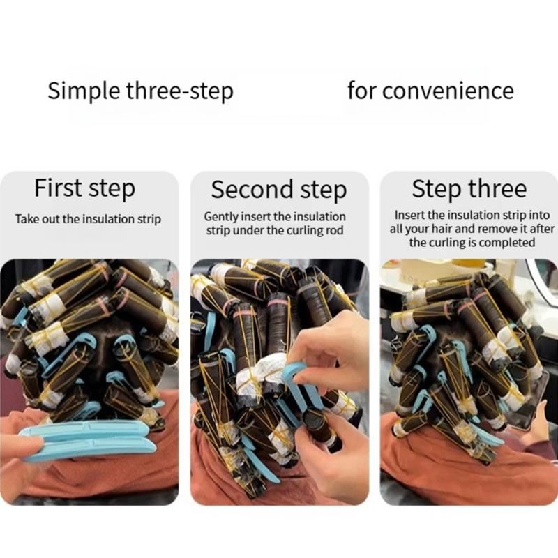 Slip proof Hair Styling Clips Heat Resistant for Curling Straightening Safe Easy Handling Hair Clamps 12PCS