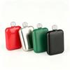 Classical Stainless Steel Square Drinking Flask With Leak Proof Rhinestones Lid Small Liquor Bottle Hip Flask For Parties And Outdoor Activity