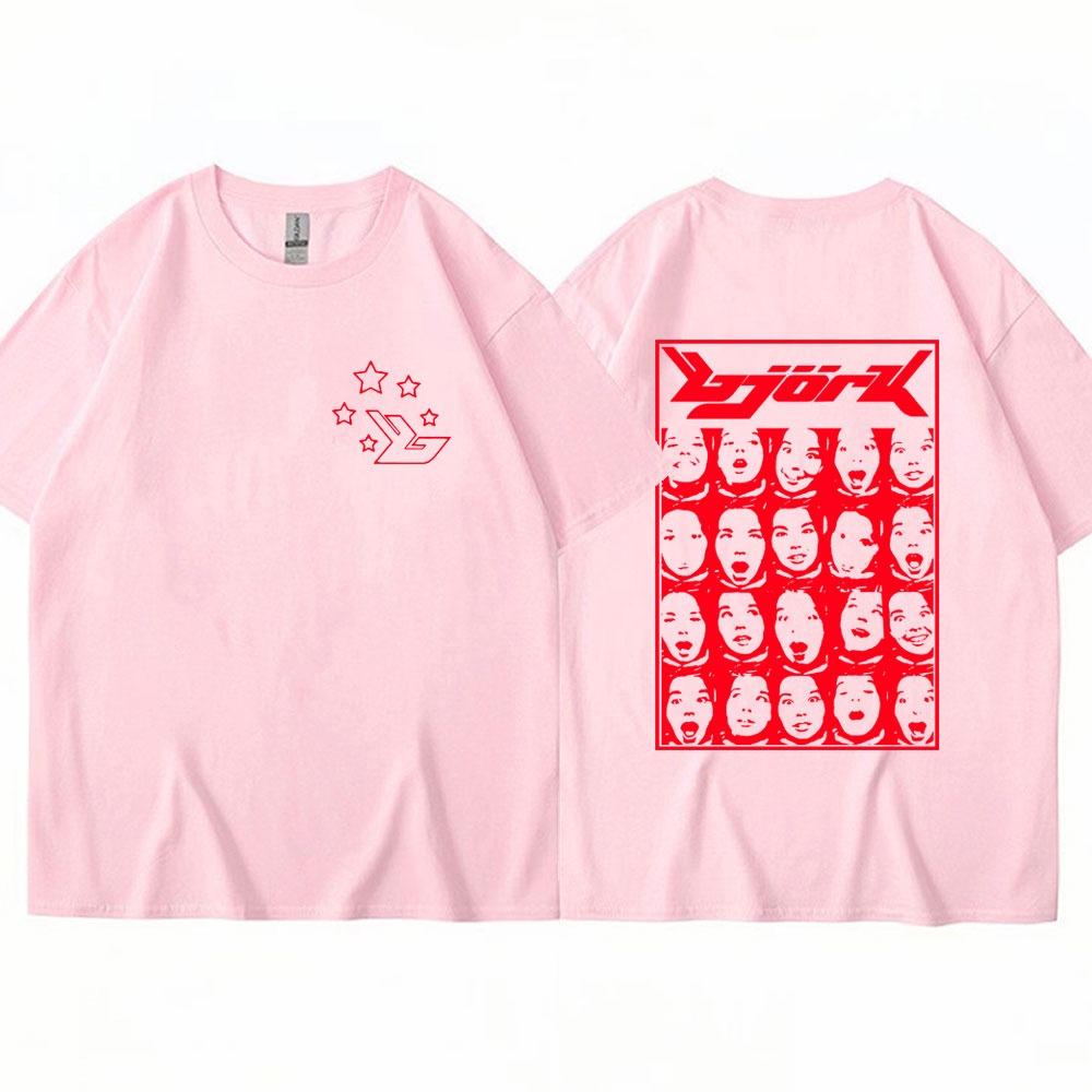 Singer Bjork Army of Me Post Music Album T Shirt Summer Fashion Aesthetic T Shirts Men Women Clothes Oversized T-shirt