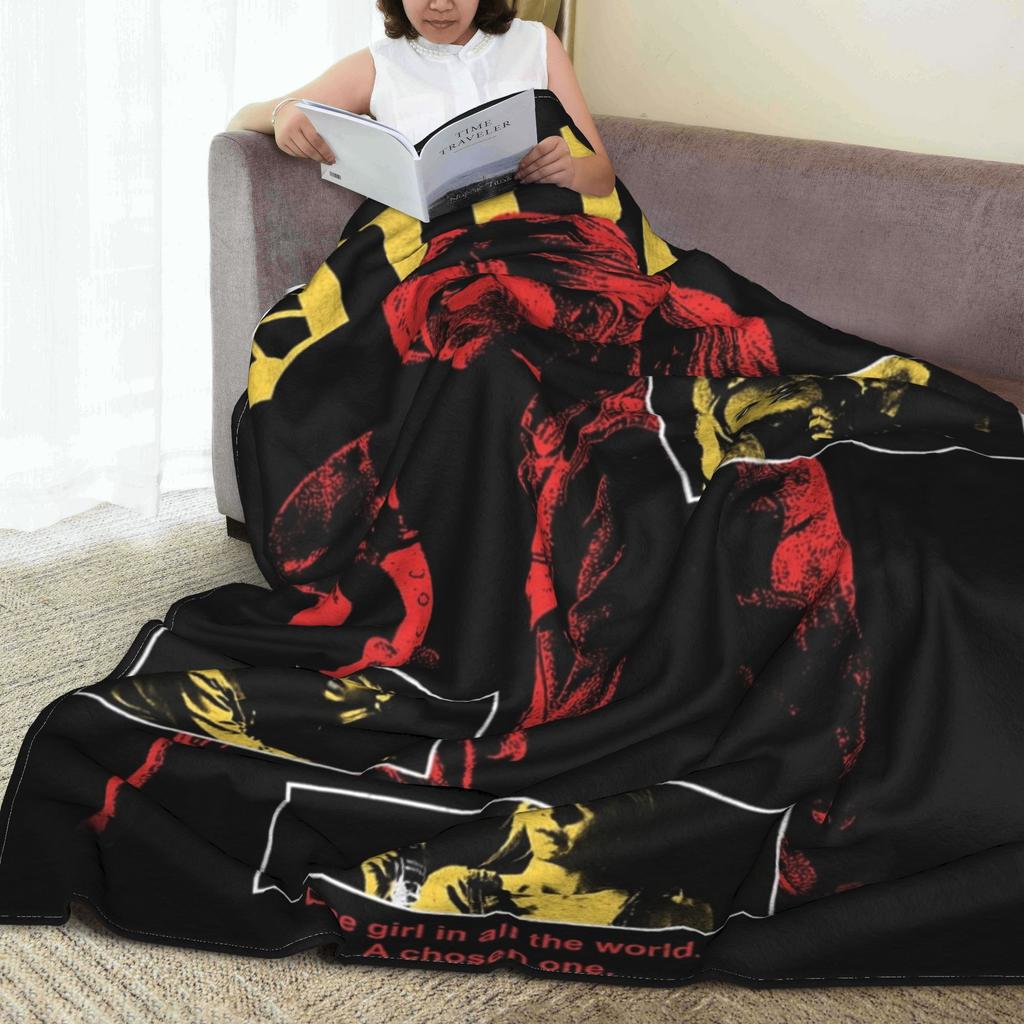 Coperta Morbidissima Buffy l'ammazzavampiri in Pile Premium Flanella Leggera Coperta Film Horror Coperte Peluche Morbide