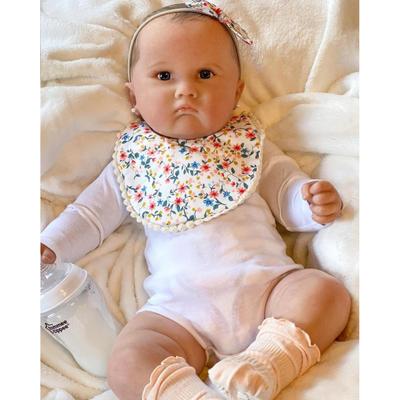 60 CM Reborn Baby Fat Big Doll with 3D Paint Skin Vascular Vein Soft Silicone Toy For Girl Art Bebe Toddler Kid Birthday Gift