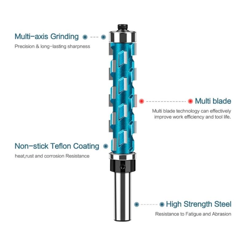 Hohe Stabilität Karbid Spiralfräser Mit Doppellager Formfräser Bit Für Glatte Kanten Profilieren Und Holztrimmen