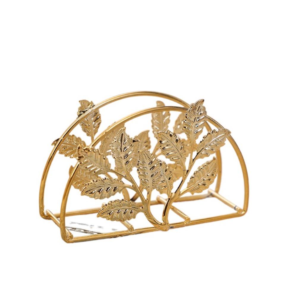 

Space-Saving Napkin Holder Iron Standing Vertical Napkin Dispenser Home Decoration Style1