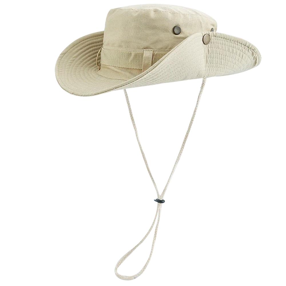 New Unisex Wide Brim Fisherman Hat Breathable Summer Sunshade Bucket Hats Adjustable Hats For Camping Outdoor Activitie Fishing