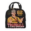 Travball Travis Head Merch Insulated Lunch Bag For School Office Food Storage Bag Portable Cooler Thermal Lunch Boxes