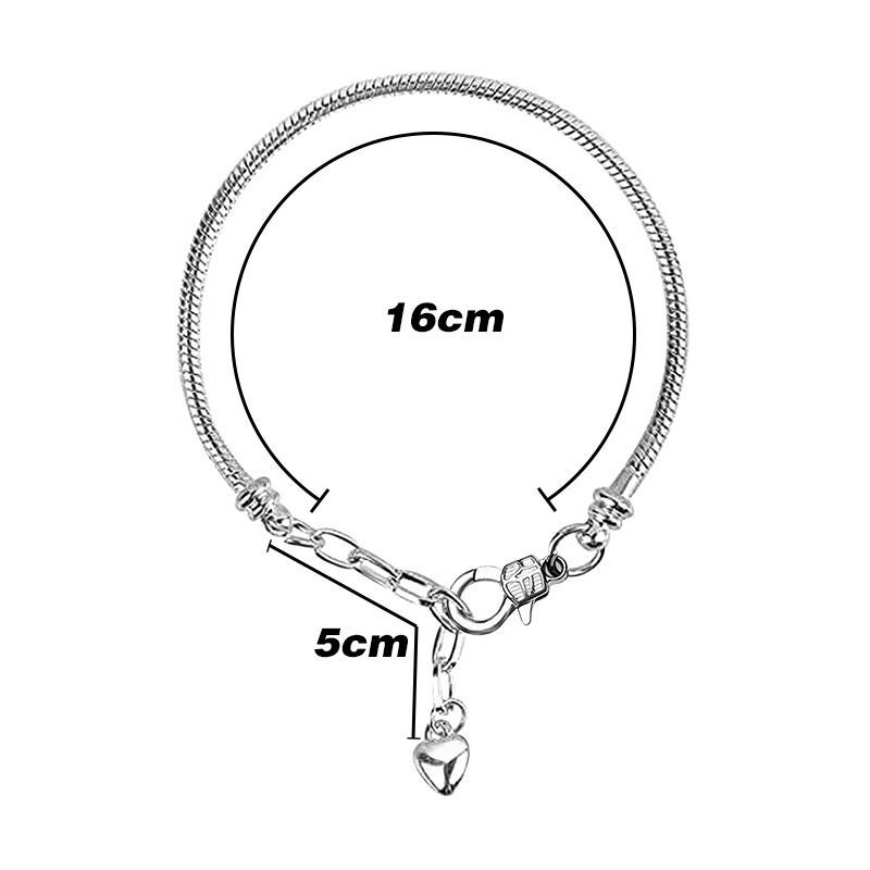 1PC DIY Snake Bone Basic Bracelet Simple Adjustable Hand Jewelry European and American Fashion Bracelet Bracelet High Warranty Mobile Phone Chain