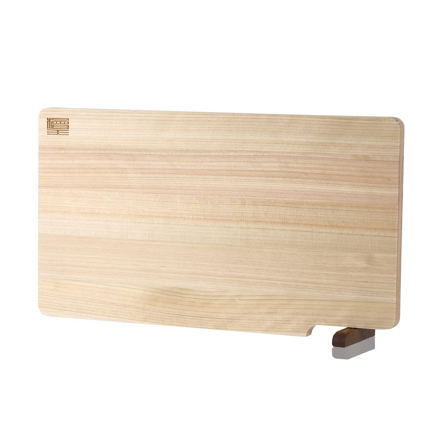 Made in Hinoki Cypress Cutting Board with 36cm x 20 x Cutting Hinoki [Hinoki King] Dishwasher-safe, Japan, Stand, (36 1.3cm) [Wooden Board, Cypress]