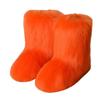 Women's Winter Fluffy Faux Fur Snow Boots, Comfortable Plush Warm Ankle Booties, Luxury Furry Fashion Outdoor Footwear