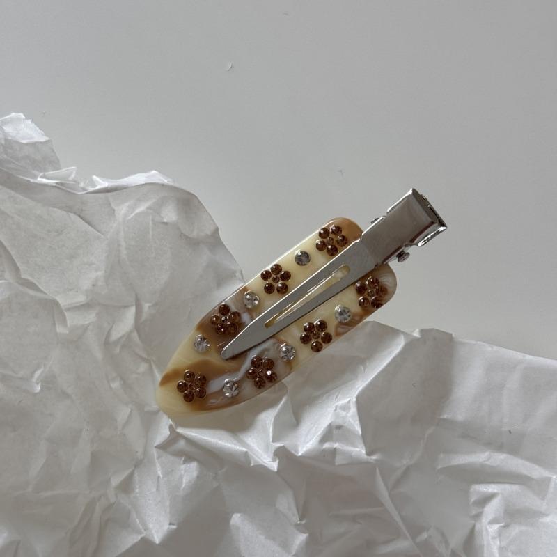 2/3/4/6 stücke Acetat Make-Up Haar Clips Koreanische Mode Gold Weiß Glitter Haar Pin Headwear Mädchen Frauen Haar Zubehör