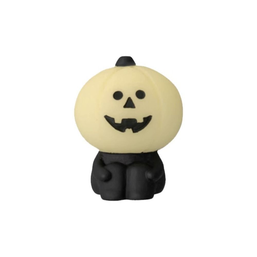 3D Pumpkin Micro Landscape Japanese Sundries Style Resin Pumpkin Desktop Ornament Prop Pumpkin Cartoon Cat Crafts Halloween