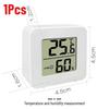Digital Hygrometer Thermometer Indoor Thermometer Temperature Gauge Mini LCD Weather Station Sensor For Home Room Humidity Meter 2