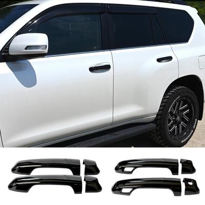 Manija de Puerta Fucaten para Toyota Land Cruiser Prado Serie 150 Juego Material ABS con Inteligente Previene Rayaduras en la Puerta y Rayaduras de Uñas Cubiertas/Protectores