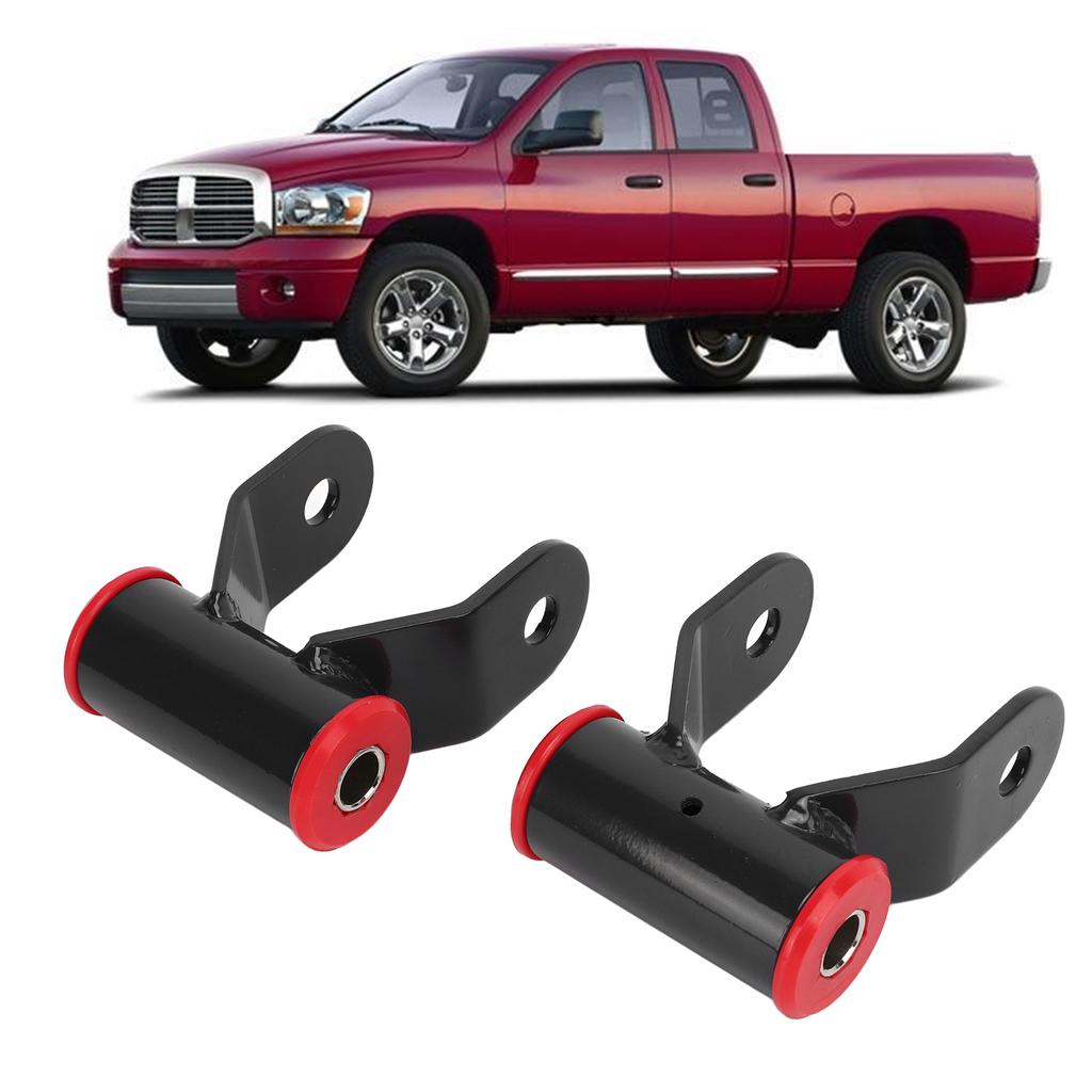 2PCS 2in Drop Rear Shackle Leveling Kit 412120 Replacement for Dodge Ram 1500 2WD 2002‑2008